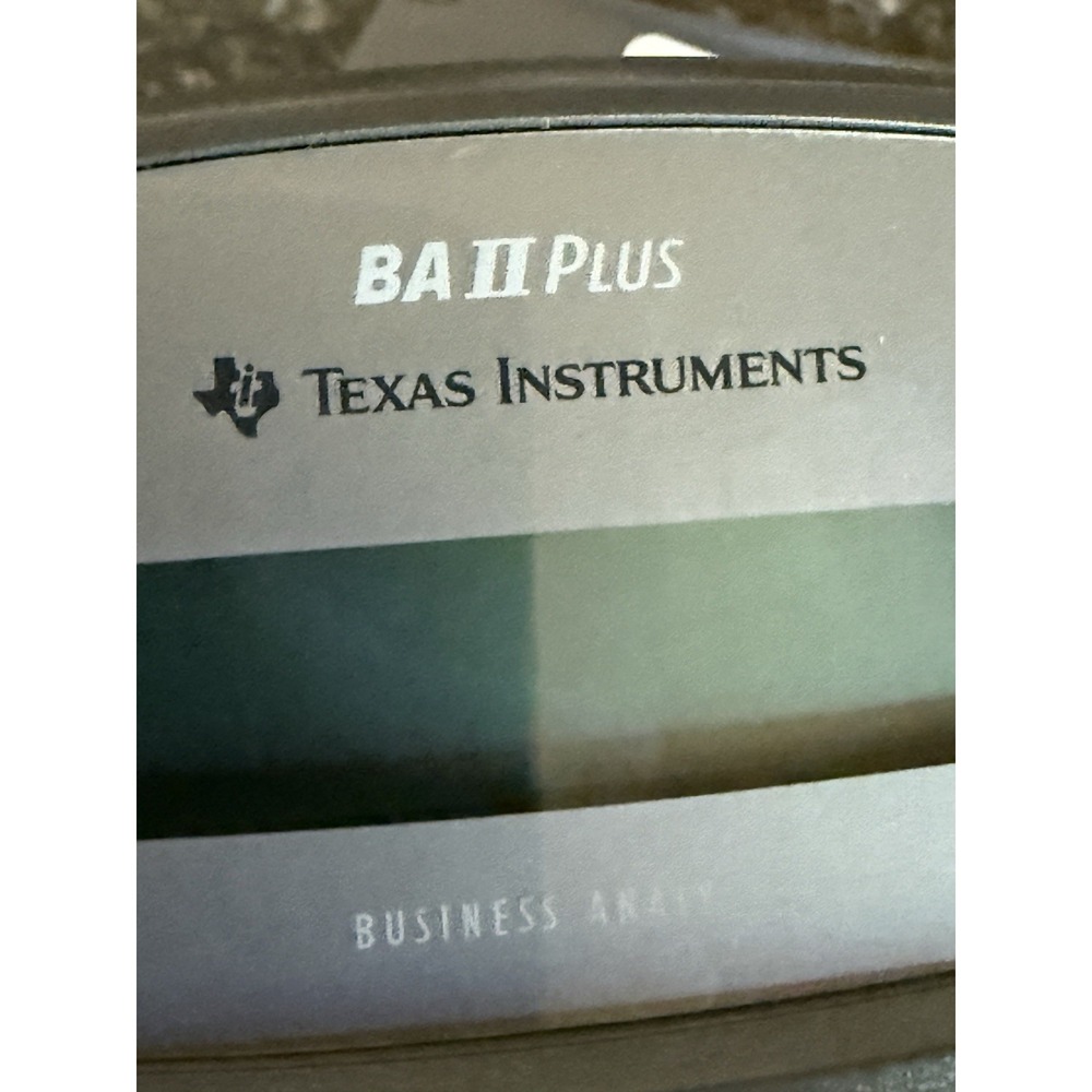 Texas Instruments BA II PLUS Financial Handheld Works Case - Picture 10 of 10